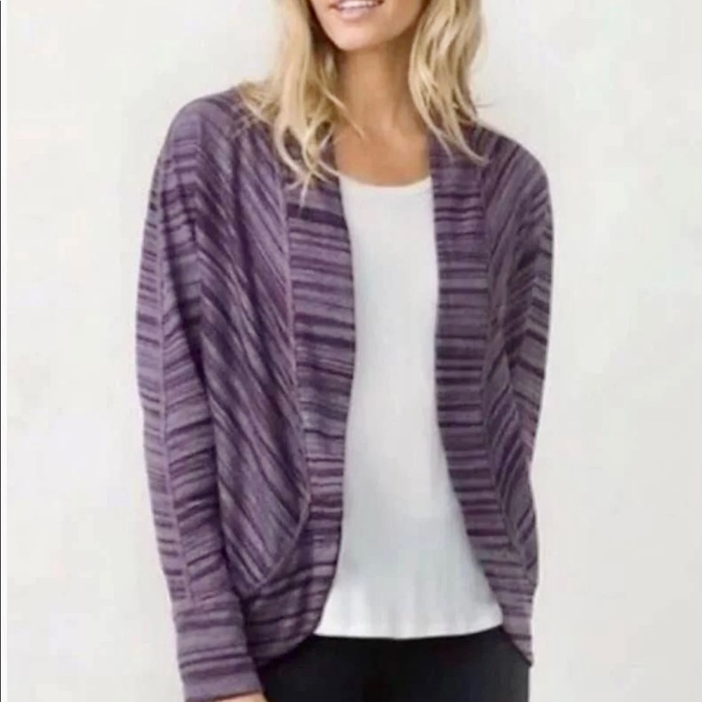 Prana Paradiso Large Purple Strip Wrap